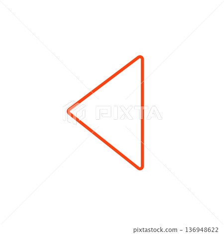 簡單的後退/倒帶箭頭圖示集 簡單的後退/倒帶箭頭圖示集 136948622