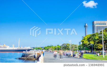 橫濱山下公園的春天 136948991