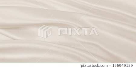 Smooth elegant golden silk or satin luxury cloth texture as wedding background. Luxurious background design. In Sepia toned. Retro style 136949189