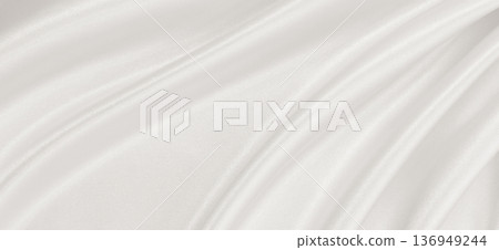 Smooth elegant golden silk or satin luxury cloth texture as wedding background. Luxurious background design. In Sepia toned. Retro style 136949244