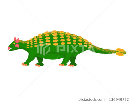 Ankylosaurus image, green colorful dinosaur illustration, clip art, illustration, png Ankylosaurus image, green colorful dinosaur illustration, clip art, illustration, png 136949722