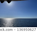The sea seen from a cruise ship 136950627
