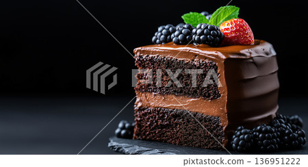 chocolate, cake, chocolate cake 136951222