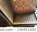 Lattice transom and ceiling 136951492