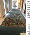 Beautiful carpeted hallway 136951493