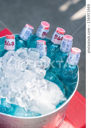 Ramune chilled on ice Ramune chilled on ice 136951669