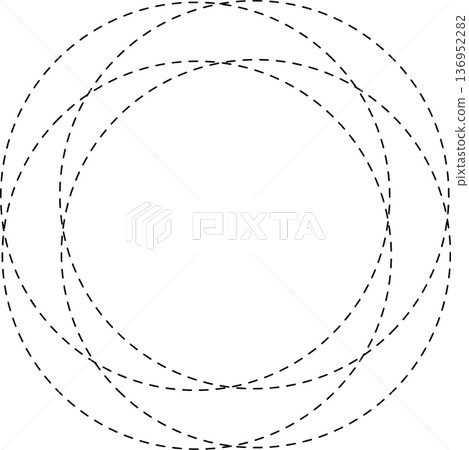 Circle overlapping elements. Geometric design Circle overlapping elements. Geometric design 136952282