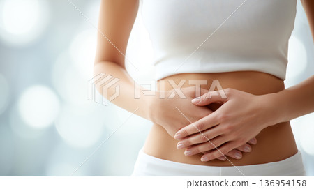 女性健康照護形象 | Femcare，安心，健康與美麗概念 136954158