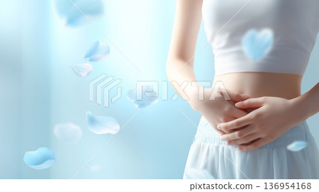 女性健康照護形象 | Femcare，安心，健康與美麗概念 136954168