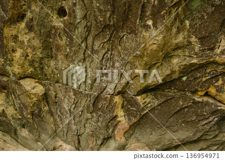 Sandstone Rock Texture Closeup Sandstone Rock Texture Closeup 136954971