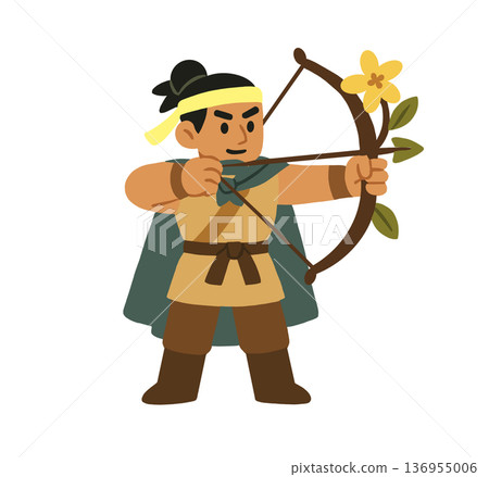 弓箭手瞄準 136955006