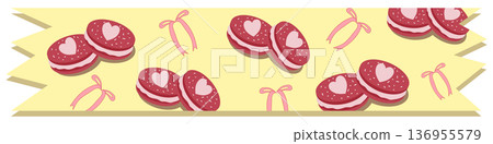 Cute Bakery and Sweets Washi Tape, Dessert Pattern Decorative Masking Tape Cute Bakery and Sweets Washi Tape, Dessert Pattern Decorative Masking Tape 136955579