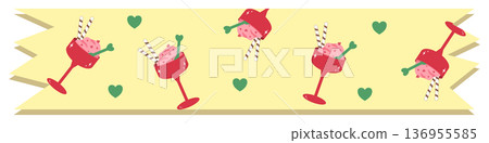 Cute Bakery and Sweets Washi Tape, Dessert Pattern Decorative Masking Tape Cute Bakery and Sweets Washi Tape, Dessert Pattern Decorative Masking Tape 136955585