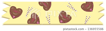 Cute Bakery and Sweets Washi Tape, Dessert Pattern Decorative Masking Tape Cute Bakery and Sweets Washi Tape, Dessert Pattern Decorative Masking Tape 136955586