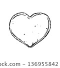 Black and white line art illustration of heart shaped lollipop in ink style. Hand drawn candy graphic for Valentine promotions, confectionery branding, packaging design and romantic cafe prints. Black and white line art illustration of heart shaped lollipop in ink style. Hand drawn candy graphic for Valentine promotions, confectionery branding, packaging design and romantic cafe prints. 136955842