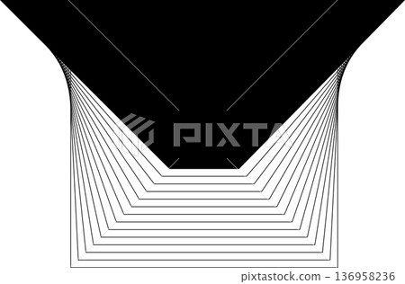 Square blended lines frame template design. Design elements Square blended lines frame template design. Design elements 136958236