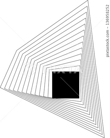 Square blended lines frame template design. Design elements Square blended lines frame template design. Design elements 136958252