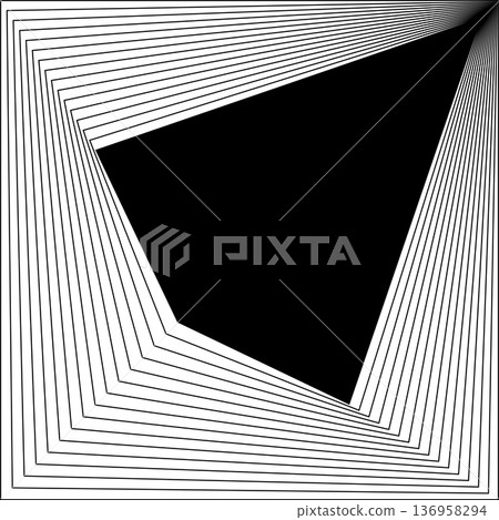 Square blended lines frame template design. Design elements Square blended lines frame template design. Design elements 136958294