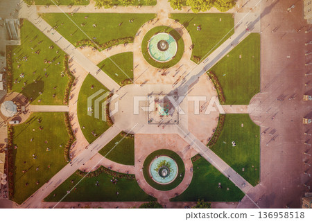 Schlossplatz in Stuttgart, Germany Schlossplatz in Stuttgart, Germany 136958518