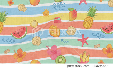 西瓜紡織品 136958680