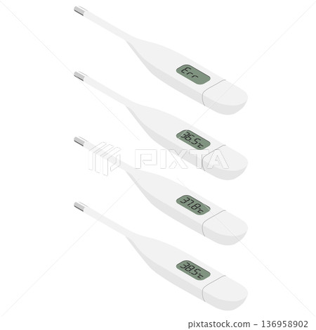 等距溫度計，可設定正常溫度、低溫、高溫及誤差溫度 136958902