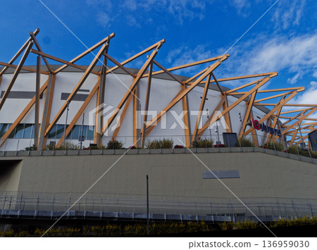 Multipurpose arena in the north garden of Meijo Park, Nagoya Multipurpose arena in the north garden of Meijo Park, Nagoya 136959030
