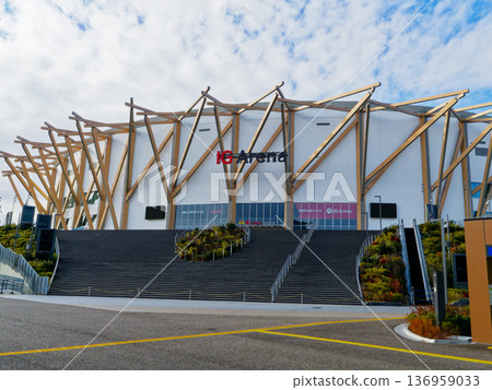 Multipurpose arena in the north garden of Meijo Park, Nagoya Multipurpose arena in the north garden of Meijo Park, Nagoya 136959033