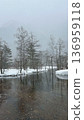 Morning snowing 136959118