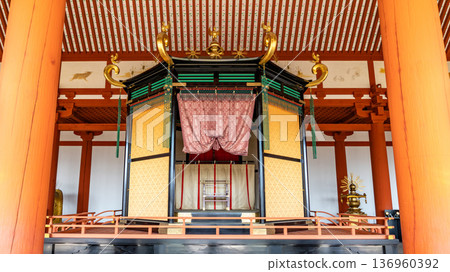 The Heijo Palace where the reconstructed Great Palace is built 136960392