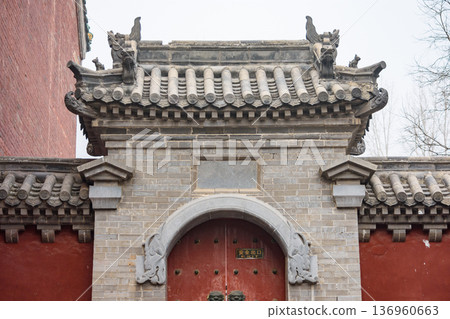 Martial arts Buddhist Shaolin Monastery in Luoyang, China 136960663