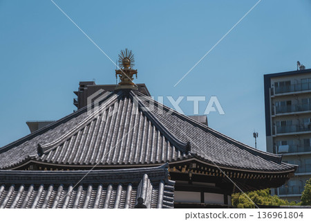【四天王寺】代表大阪的古老寺廟，景色優美 136961804