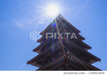 【四天王寺】代表大阪的古老寺廟，景色優美 136961840