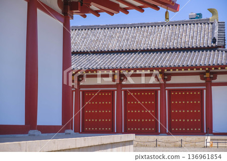 [Shitennoji Temple] Beautiful scenery of a historic temple that represents Osaka 136961854
