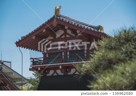 【四天王寺】代表大阪的古老寺廟，景色優美 136962080