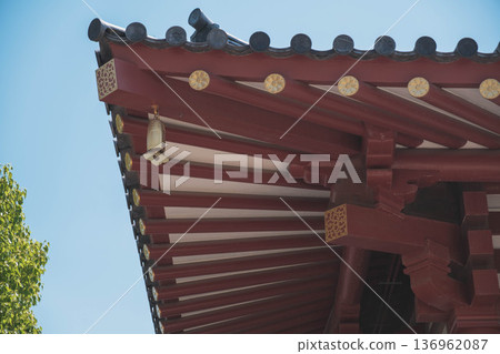 【四天王寺】代表大阪的古老寺廟,景色優美 【四天王寺】代表大阪的古老寺廟,景色優美 136962087