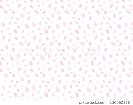 Pale pink cherry blossom petal seamless background pattern Pale pink cherry blossom petal seamless background pattern 136962158