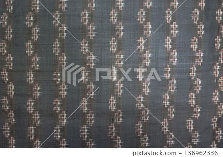 Antique Kasuri Kimono Fabric Antique Kasuri Kimono Fabric 136962336