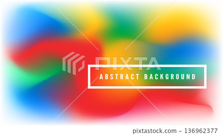 Abstract vector mesh background with smooth color blend in vivid hues. Ideal for bold, modern designs, posters, digital art, and web covers with a dynamic effect 136962377