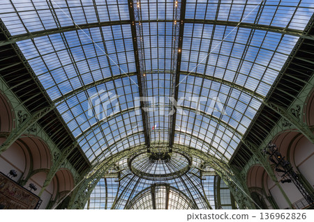 Grand Palais, canopy dome, Paris, France Grand Palais, canopy dome, Paris, France 136962826