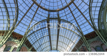 Grand Palais, canopy dome, Paris, France Grand Palais, canopy dome, Paris, France 136962844