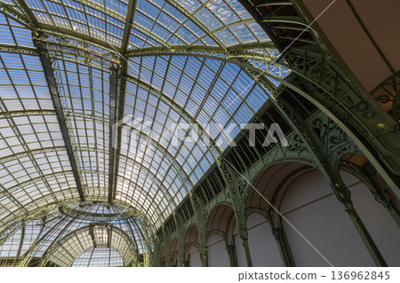 Grand Palais, canopy dome, Paris, France Grand Palais, canopy dome, Paris, France 136962845