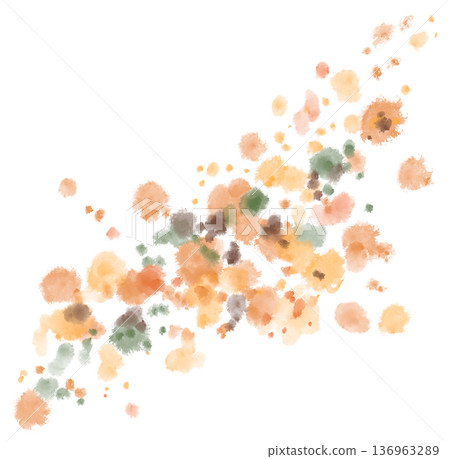 autumn fall season red leaves watercolour background art 136963289
