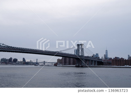 Heavy snow in NY 2026 February Williamsburg Bridge Heavy snow in NY 2026 February Williamsburg Bridge 136963723