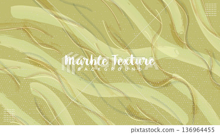 Nature Marble Texture Background with Abstract Wavy Lines. 136964455