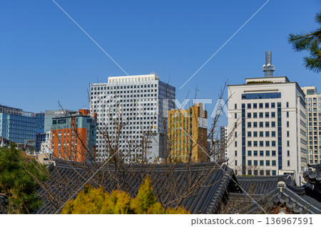 the city of Seoul in South korea the city of Seoul in South korea 136967591