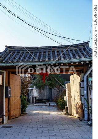 the city of Seoul in South korea 136967663
