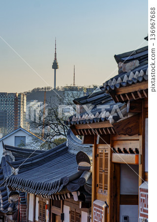 the city of Seoul in South korea the city of Seoul in South korea 136967688