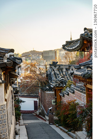 the city of Seoul in South korea the city of Seoul in South korea 136967710