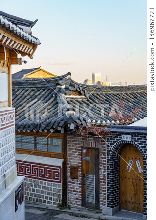 the city of Seoul in South korea the city of Seoul in South korea 136967721