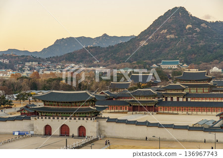 the city of Seoul in South korea the city of Seoul in South korea 136967743